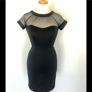 Black cocktail dress